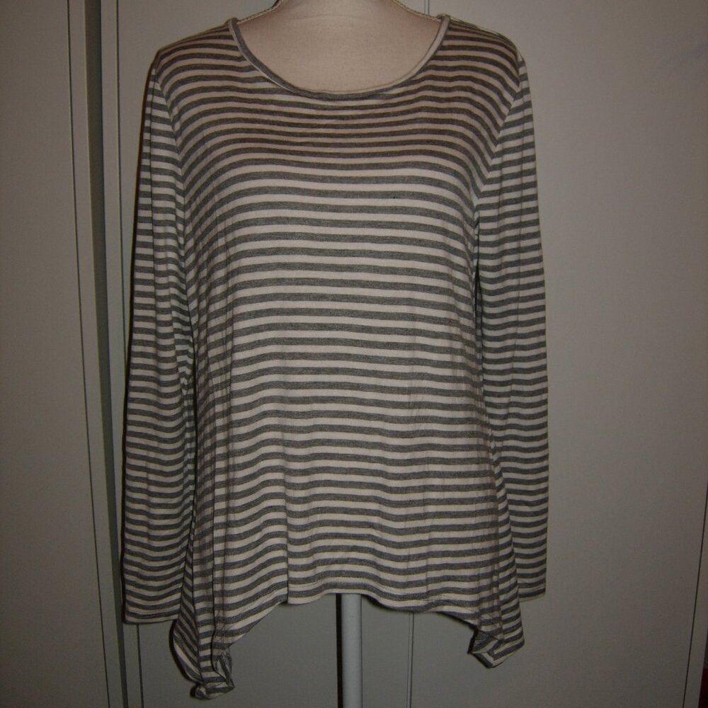 Silverwear Striped Long Sleeve Top M